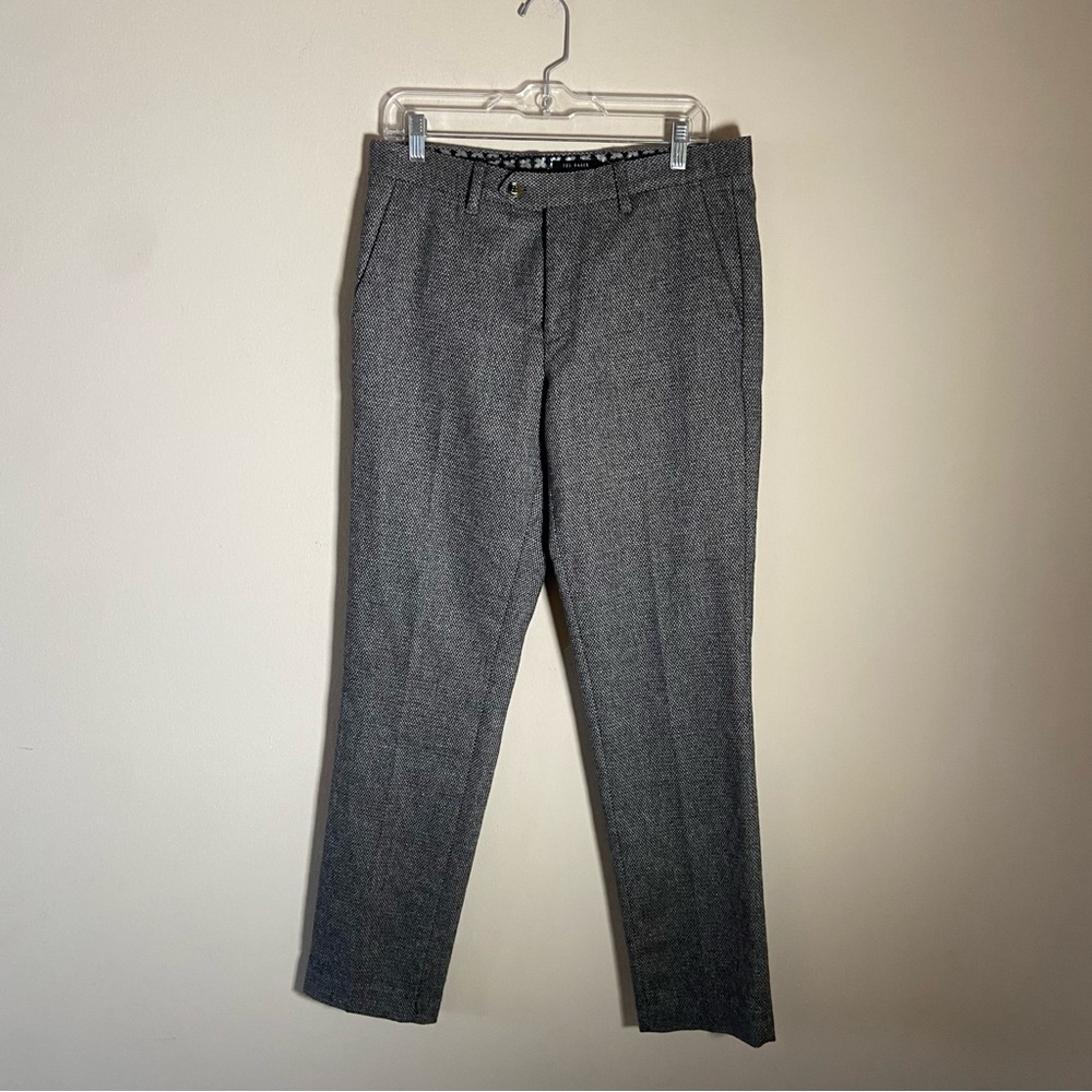 Ted Baker London Charcoal Men's Dress Pants